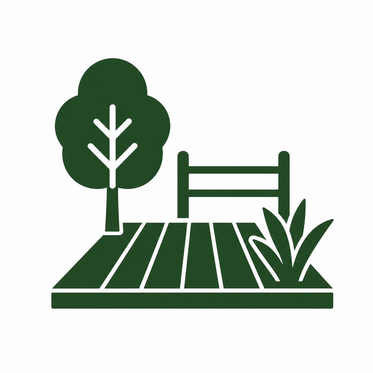Pictogramme aménagement extérieur bois SNBD Vieu Tarn