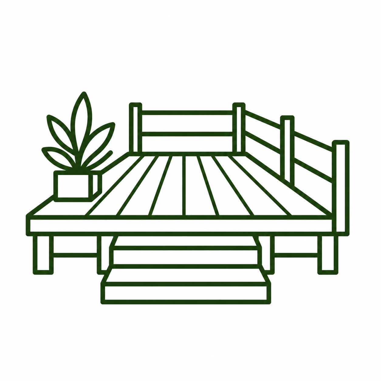 Pictogramme terrasse bois SNBD Vieu Tarn