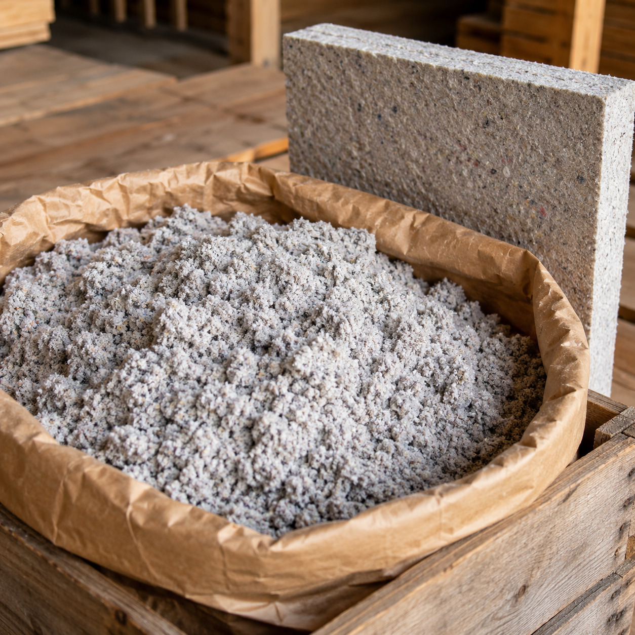 Ouate de cellulose recyclée — isolation écologique Graulhet
